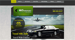 Desktop Screenshot of goairportlimos.com